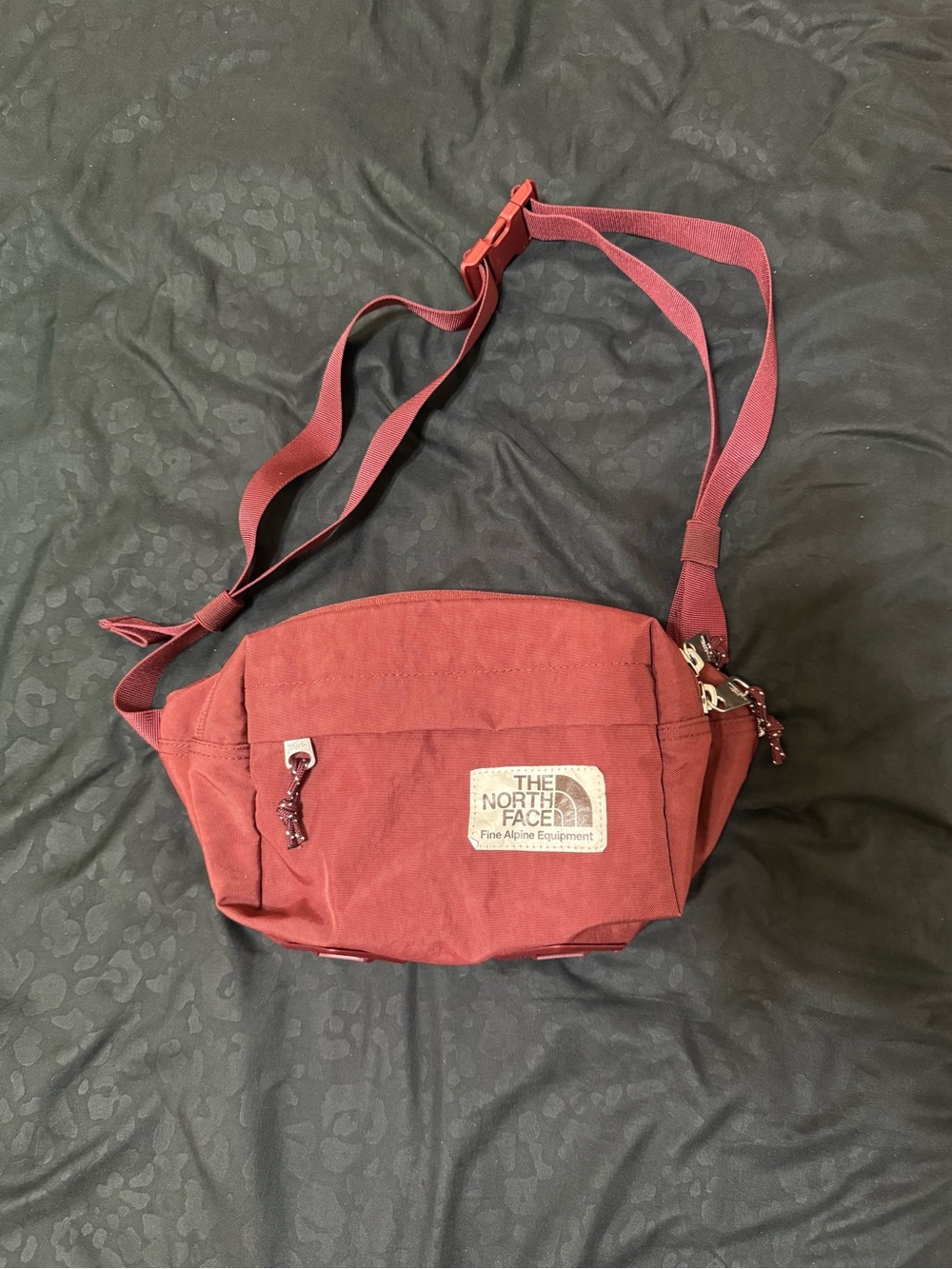 The North Face Women's Burgundy Crossbody Waist Pack